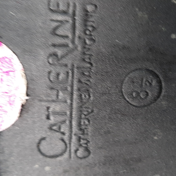 COPY - CATHERINE MALANDRINO black BOOTS PEARL HEEL. 25" shaft height - Picture 14 of 15